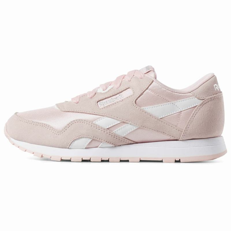 Tenisi Reebok Classic Nylon Fete Roz/Albi Romania ES5533RP